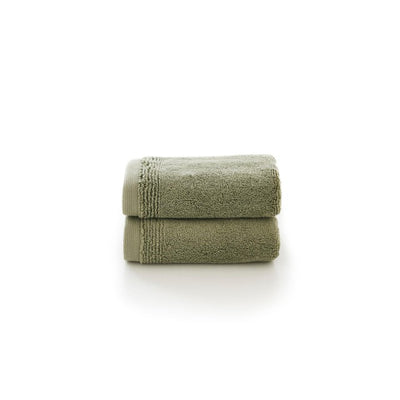 Serviettes de toilette de luxe en coton Deyongs Palazzo 800gsm Vert x 2 - Achetez en ligne chez McGrocer