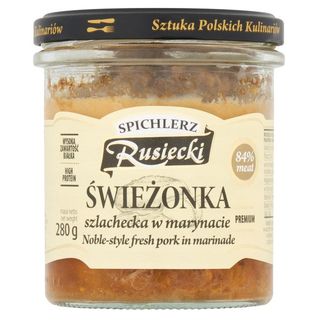 Spichlerz Noble Pork in Marinade canned pork pâté 280g (British brand)