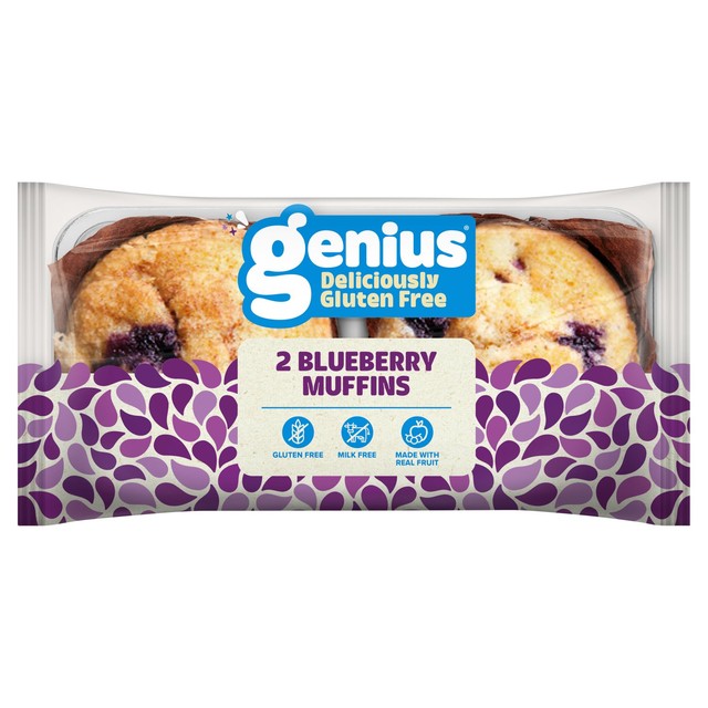 Genius blueberry muffin 2 pack, UK version