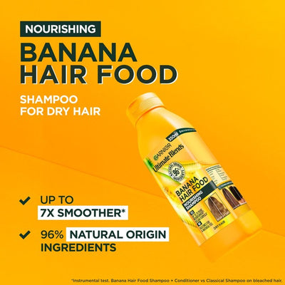 Shampoing Nourrissant Garnier Ultimate Blends Banana pour Cheveux Secs 350 ml- Acheter en ligne sur McGrocer