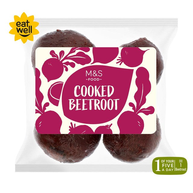 M&S cooked beetroot 250g, imported from the UK