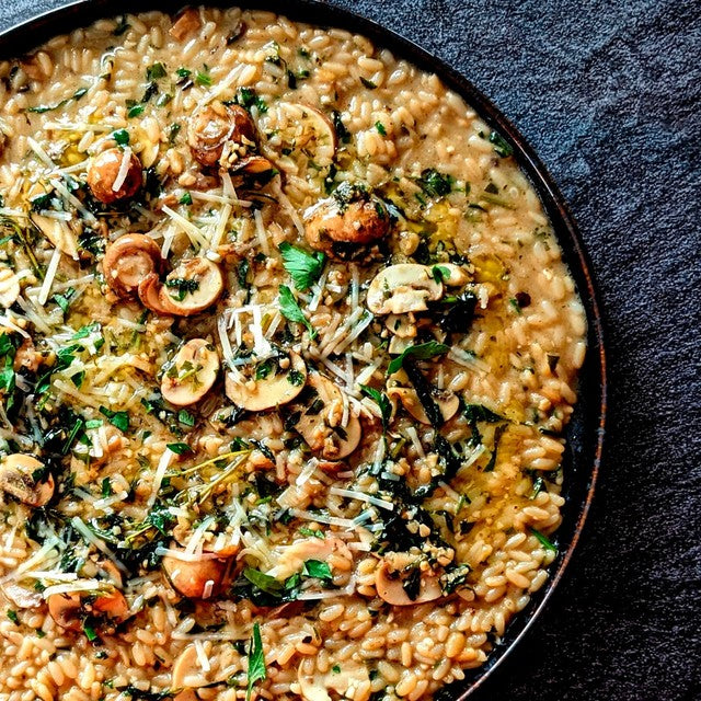 Riso Gallo mushroom risotto 250g, imported from the UK