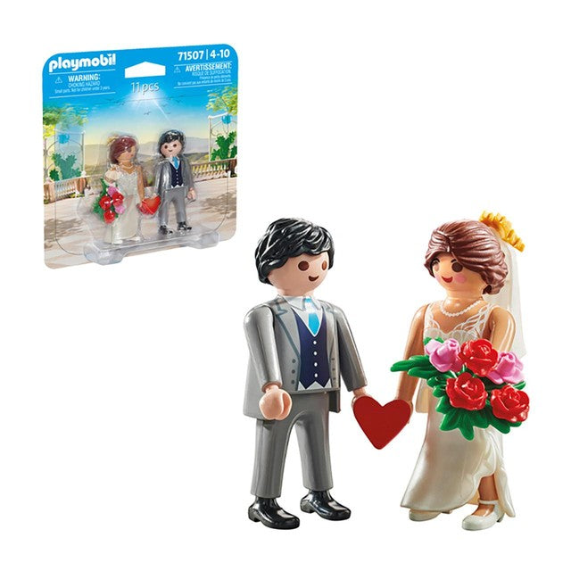 Playmobil Wedding Couple Bride & Groom DuoPack toy figures, imported from the UK