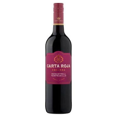 Carta Roja Crianza Monastrell Tempranillo Rotwein 75cl