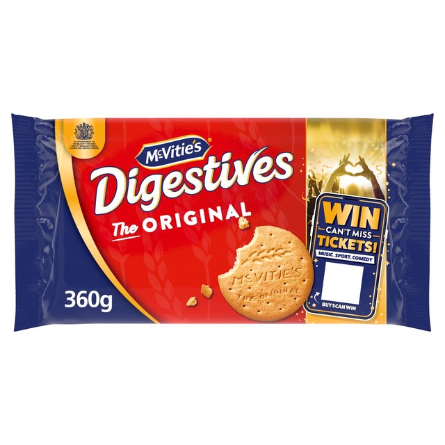 Mcvitie's Digestives The Original wheatmeal biscuits 2 x 360g, imported from the UK