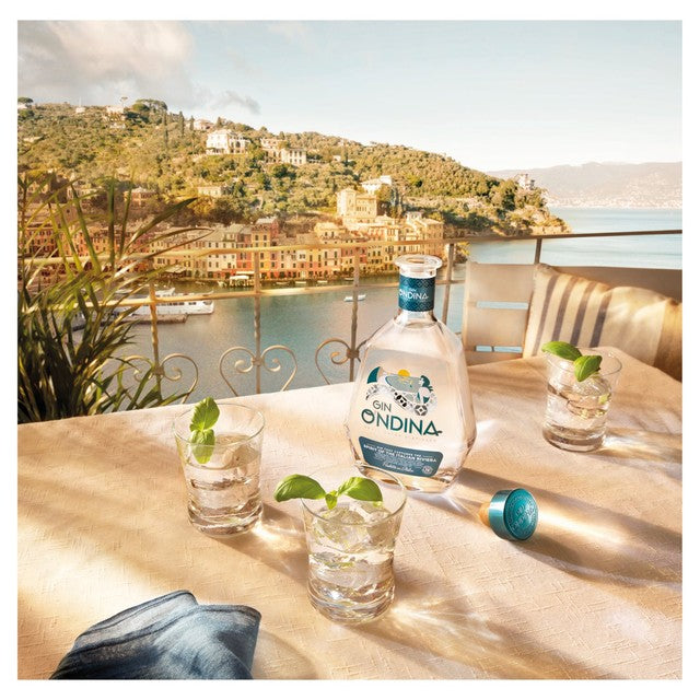 O'ndina Italian Gin Super Premium 70cl, imported from the UK.