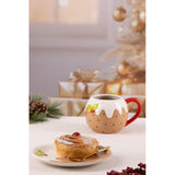 Price & Kensington Christmas Pudding Plate 18cm, imported from the UK