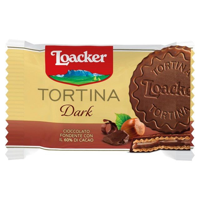 Loacker Dark Hazelnut Wafer 125g, UK version