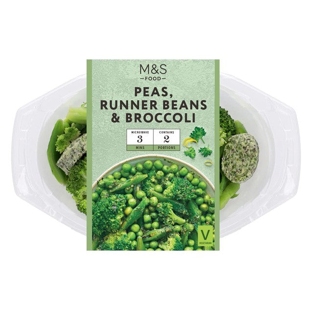 M&S vegetable medley with lemon butter 300g, imported from the UK