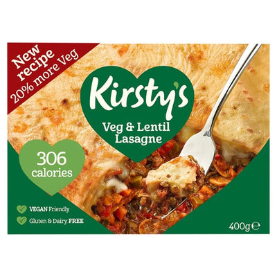 Kirstys Linselaseragn Glutenfri Vegetabilsk Ferdigrett 400g