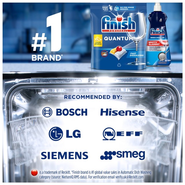 Finish Quantum All in One Dishwasher Tablets Regular 36 tablets - British product