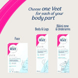 Veet hair removal cream for legs and body sensitive 200ml (British brand)