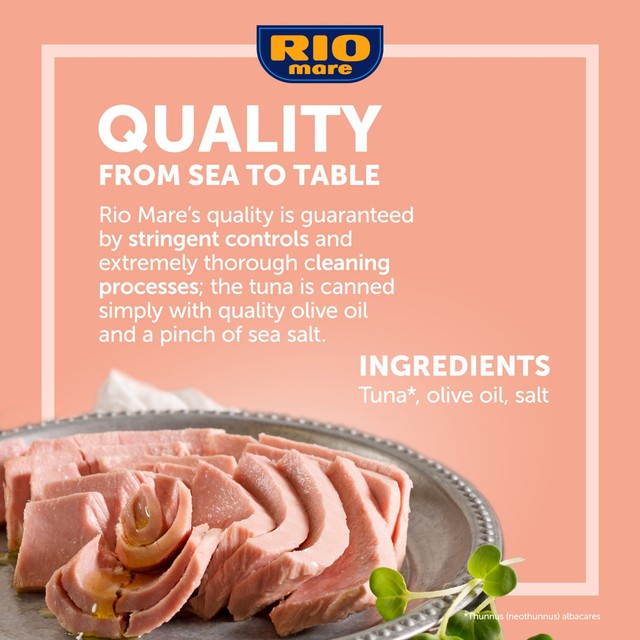 Rio Mare MSC certified tuna in olive oil 3x80g - British product