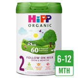 HiPP organic follow on milk powder for babies from 6 months, 800g tin, UK version