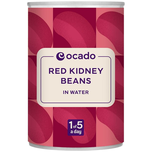 Ocado canned red kidney beans in water 400g, imported from the UK