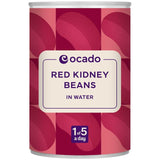 Ocado canned red kidney beans in water 400g, imported from the UK
