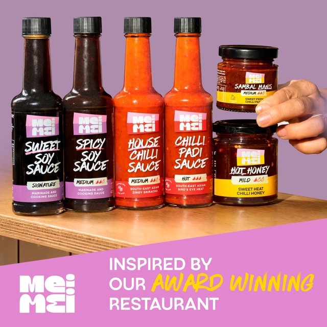 Mei Mei sweet soy sauce bottle (British brand)
