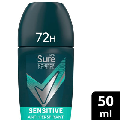 M&S Sure Men Nonstop Sensitive Antitranspirant Roll On Deodorant 50ml – online kaufen bei McGrocer