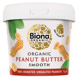 Biona smooth peanut butter 1kg - British product