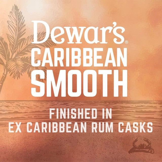 Dewars Caribbean Smooth Blended Scotch Whisky 70cl - British product
