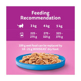 Whiskas wet cat food ocean menu in jelly 6 x 400g tins (British brand)
