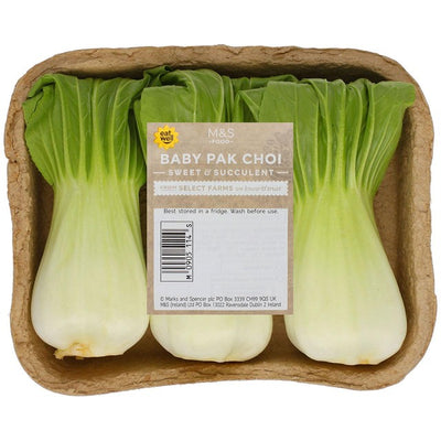 M&S Baby Pak Choi Fresh Vegetable 90g