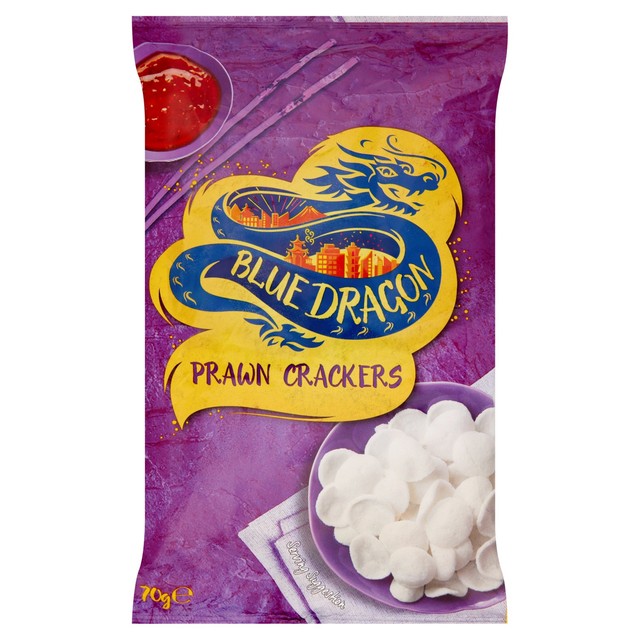 Blue Dragon Prawn Crackers 70g - British product