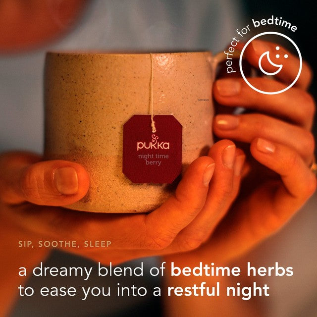 Pukka organic sleep tea chamomile berries 8 tea bags (British brand)