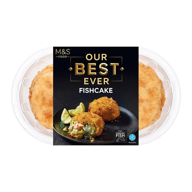 M&S fishcake 350g, imported from the UK