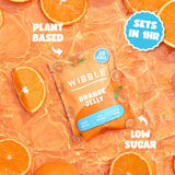 Wibble plant-based orange jelly crystals 57g (British brand)