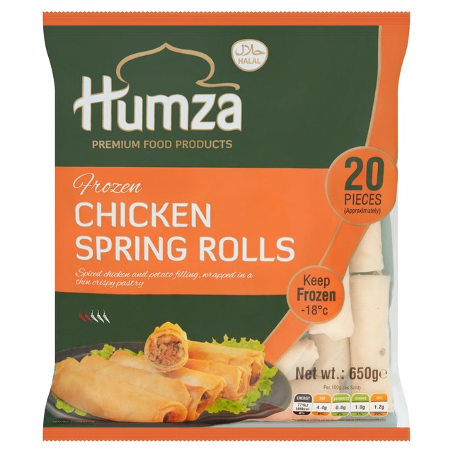 Humza chicken spring roll 650g, UK version