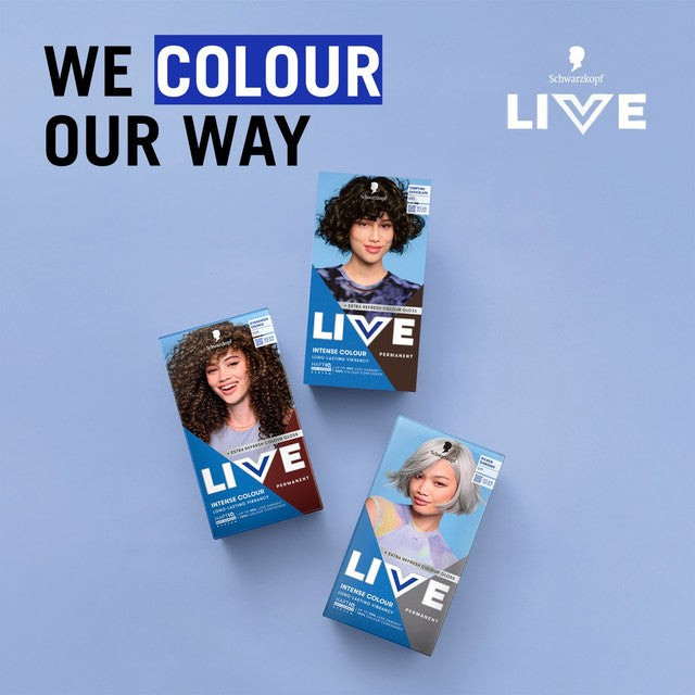 Schwarzkopf LIVE Intense Colour 880 Tempting Chocolate hair dye (British brand)