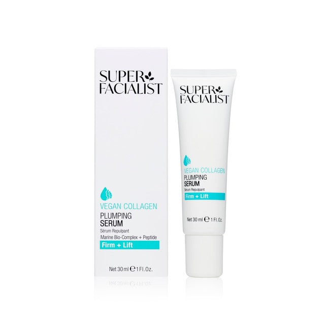 Super Facialist Vegan Collagen Plumping Face Serum 30ml (British brand)