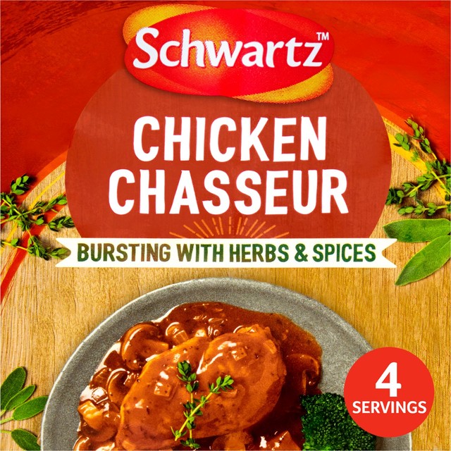 Schwartz Chicken Chasseur recipe mix 40g (British brand)
