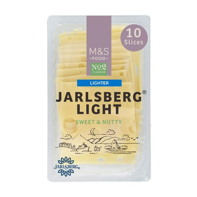 M&S M&S 10 Slices Jarlsberg Light Cheese Slices 200g- Buy online at McGrocer