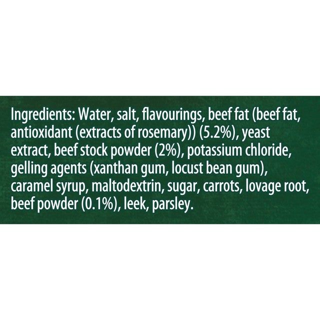 Knorr beef stock pots 8 x 28g, UK version