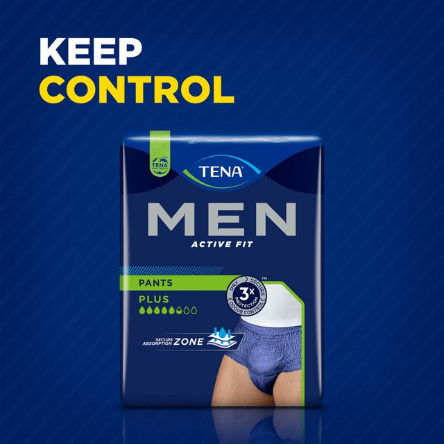 TENA Men Active Fit Incontinence Pants Plus Large (British brand)