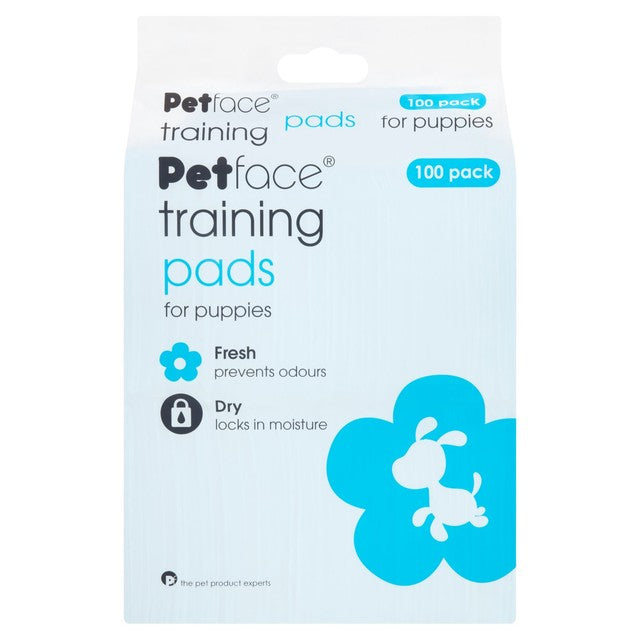 Petface Puppy Training Pads 100 Pack, imported from the UK