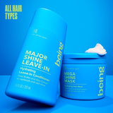 Being MEGA SHINE hydrating hair mask, imported from the UK