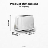Tower Solitaire 2 slice toaster white (British brand)