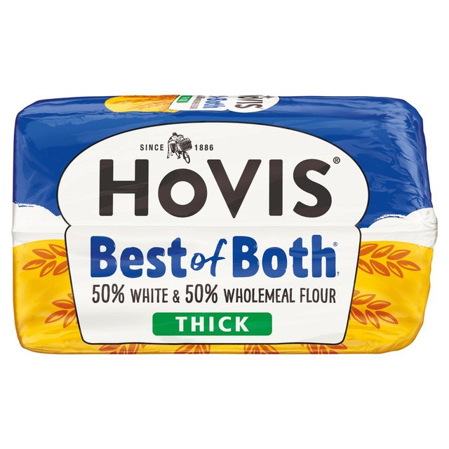 Hovis Best of Both Thick Square Cut Loaf 800g, UK version