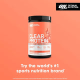 Optimum Nutrition Juicy Peach vegan protein powder 280g, imported from the UK