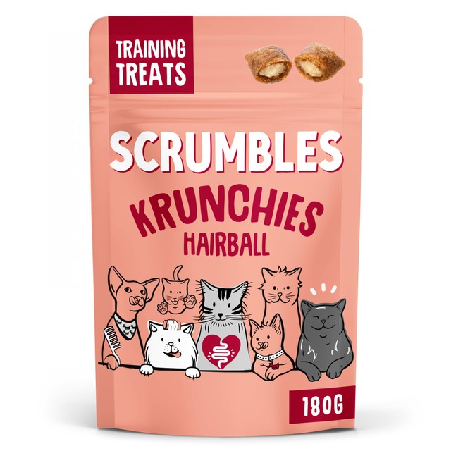 Scrumbles cat treats Calming Krunchies, UK version