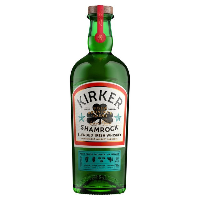Kirker & Greer Shamrock Irish Whiskey 70cl, UK version
