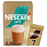 Nescafe Gold Latte instant coffee 7 sachets, imported from the UK