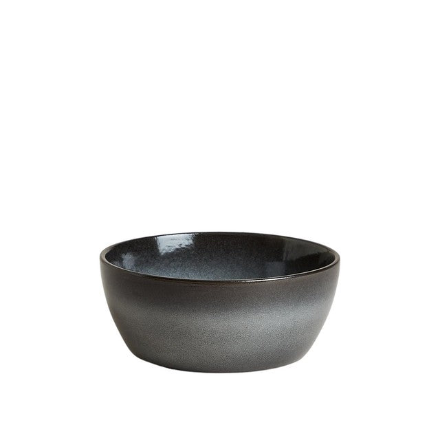 M&S Amberley Reactive Grey stoneware cereal bowl, imported from the UK