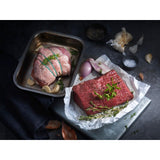 M&S basted boneless beef joint 450g, imported from the UK
