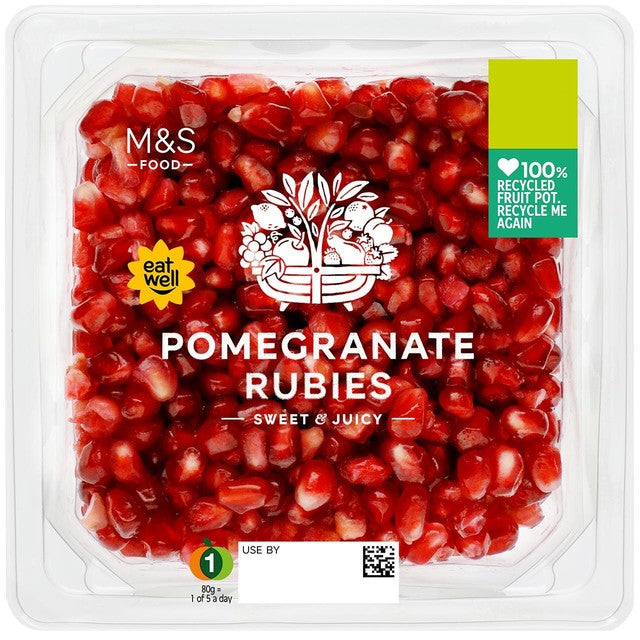M&S Pomegranate Rubies fresh fruit 350g, imported from the UK