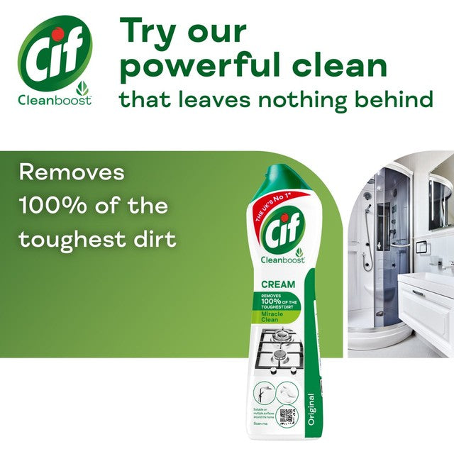Nettoyant crème Cif Original 500 ml - Produit britannique