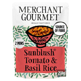 Merchant Gourmet SunBlush Tomato and Basil microwave rice 250g, imported from the UK